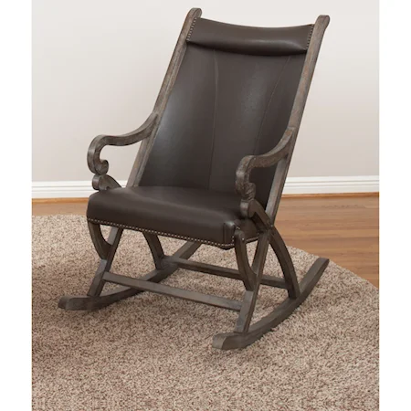 Upholstered Hunter Rocking Chair